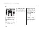 Предварительный просмотр 106 страницы Honda 2009 Ridgeline Owner'S Manual