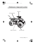 Предварительный просмотр 100 страницы Honda 2009 SPORTRAX 90X Owner'S Manual