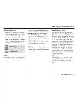 Preview for 64 page of Honda 2009 TL Navigation Manual