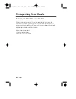 Предварительный просмотр 241 страницы Honda 2009 TRX500FA Owner'S Manual