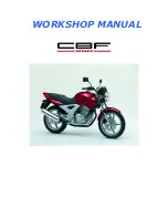 Предварительный просмотр 1 страницы Honda 2010 CBF 250 Workshop Manual