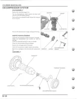 Предварительный просмотр 190 страницы Honda 2010 CRF250R Service Manual