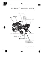 Preview for 106 page of Honda 2010 FOURTRAX RANCHER Owner'S Manual