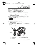 Preview for 126 page of Honda 2010 FOURTRAX RANCHER Owner'S Manual