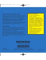 Preview for 20 page of Honda 2010 Pilot Technology Reference Manual