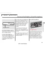 Предварительный просмотр 76 страницы Honda 2011 ACCORD SEDAN Owner'S Manual