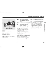 Предварительный просмотр 79 страницы Honda 2011 Civic Hybrid Owner'S Manual