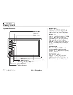 Предварительный просмотр 10 страницы Honda 2011 Ridgeline Owner'S Manual