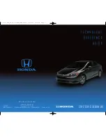 Honda 2012 CIVIC SEDAN DX Technology Reference Manual preview