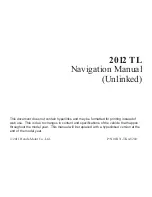 Honda 2012 TL Navigation Manual preview