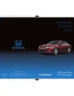 Honda 2013 Accord Sedan EX-L Reference Manual preview