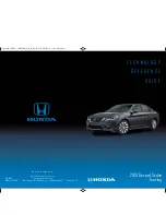 Honda 2013 Accord Sedan Technology Reference Manual preview