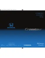 Honda 2014 Crosstour EX Reference Manual preview