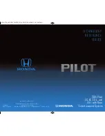 Honda 2014 Pilot EX Technology Reference Manual preview