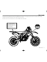 Preview for 9 page of Honda 450X 2005 Owner'S Manual & Competition Handbook