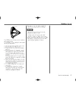 Preview for 21 page of Honda 450X 2005 Owner'S Manual & Competition Handbook