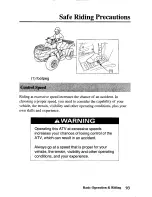 Предварительный просмотр 101 страницы Honda 650 rincon 2005 Owner'S Manual