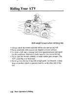 Предварительный просмотр 124 страницы Honda 650 rincon 2005 Owner'S Manual