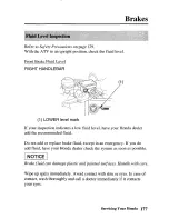 Предварительный просмотр 185 страницы Honda 650 rincon 2005 Owner'S Manual