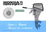 Preview for 1 page of Honda 75 Owner'S Manual