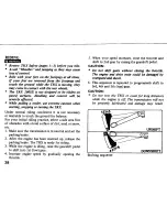 Preview for 33 page of Honda 86-88 TRX 200SX Fourtrax Owner'S Manual