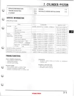 Preview for 74 page of Honda 86-88 TRX 200SX Fourtrax Service Manual