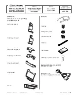 Honda ACCORD 2 door 2004 Installation Instructions Manual предпросмотр