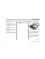 Предварительный просмотр 39 страницы Honda Accord 2001 Owner'S Manual