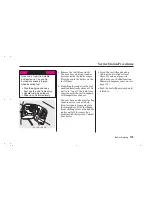 Предварительный просмотр 181 страницы Honda Accord 2001 Owner'S Manual