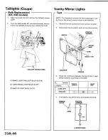 Preview for 106 page of Honda Accord Coupe 1995 Supplement Manual