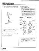 Preview for 108 page of Honda Accord Coupe 1995 Supplement Manual