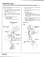 Preview for 122 page of Honda Accord Coupe 1995 Supplement Manual