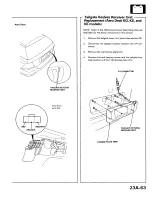 Preview for 123 page of Honda Accord Coupe 1995 Supplement Manual