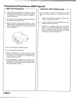 Preview for 131 page of Honda Accord Coupe 1995 Supplement Manual