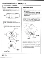 Preview for 133 page of Honda Accord Coupe 1995 Supplement Manual