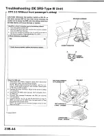 Preview for 167 page of Honda Accord Coupe 1995 Supplement Manual