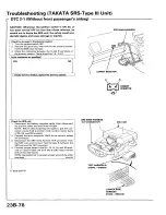 Preview for 201 page of Honda Accord Coupe 1995 Supplement Manual