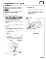 Preview for 208 page of Honda Accord Coupe 1995 Supplement Manual