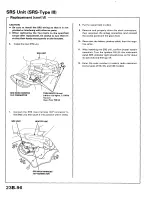 Preview for 219 page of Honda Accord Coupe 1995 Supplement Manual