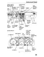 Preview for 35 page of Honda Accord lx 1993 Reference Owner'S Manual