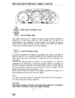 Preview for 40 page of Honda Accord lx 1993 Reference Owner'S Manual