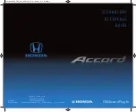 Предварительный просмотр 1 страницы Honda Accord Plug-In Hybrid 2014 Technology Reference Manual