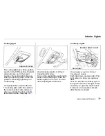 Предварительный просмотр 77 страницы Honda Accord Sedan 1997 Reference Owner'S Manual