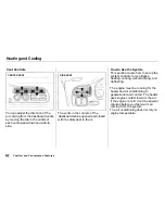 Предварительный просмотр 81 страницы Honda Accord Sedan 1997 Reference Owner'S Manual