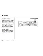 Предварительный просмотр 91 страницы Honda Accord Sedan 1997 Reference Owner'S Manual