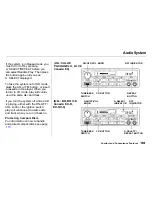 Предварительный просмотр 102 страницы Honda Accord Sedan 1997 Reference Owner'S Manual