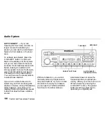 Предварительный просмотр 107 страницы Honda Accord Sedan 1997 Reference Owner'S Manual