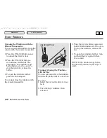 Предварительный просмотр 107 страницы Honda ACCORD Owner'S Manual