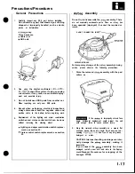 Preview for 18 page of Honda Acura NSX 1991 Service Manual