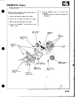 Preview for 101 page of Honda Acura NSX 1991 Service Manual